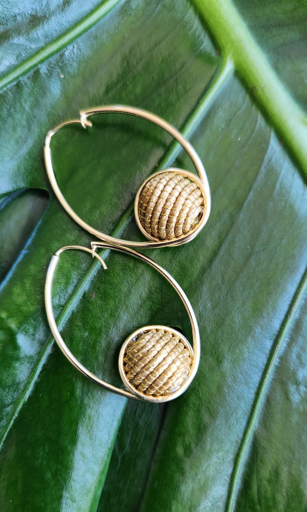 Earrings Oval Argol with sphere
